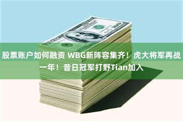 股票账户如何融资 WBG新阵容集齐！虎大将军再战一年！昔日冠军打野Tian加入